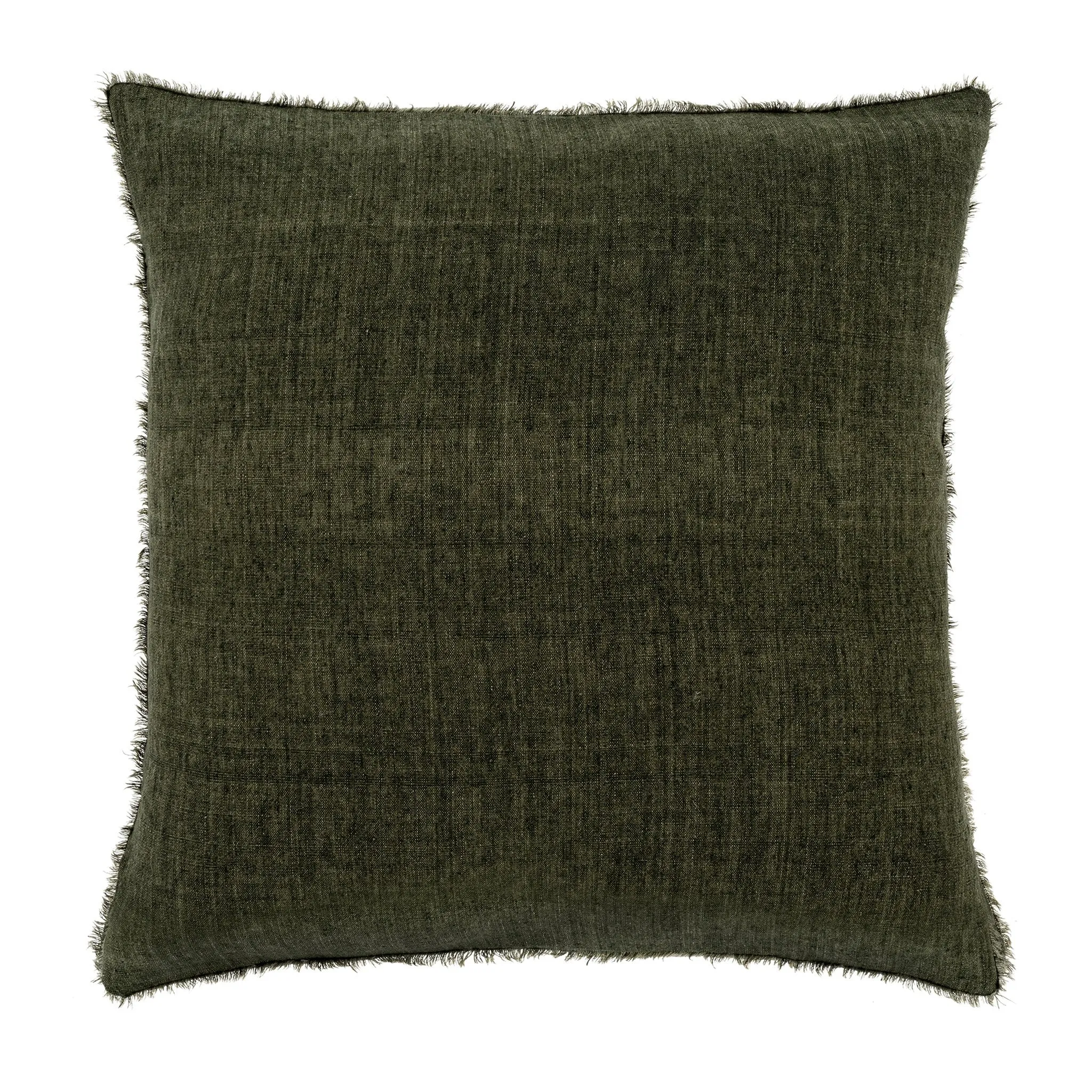 24x24 Lina Linen Pillow, Avocado