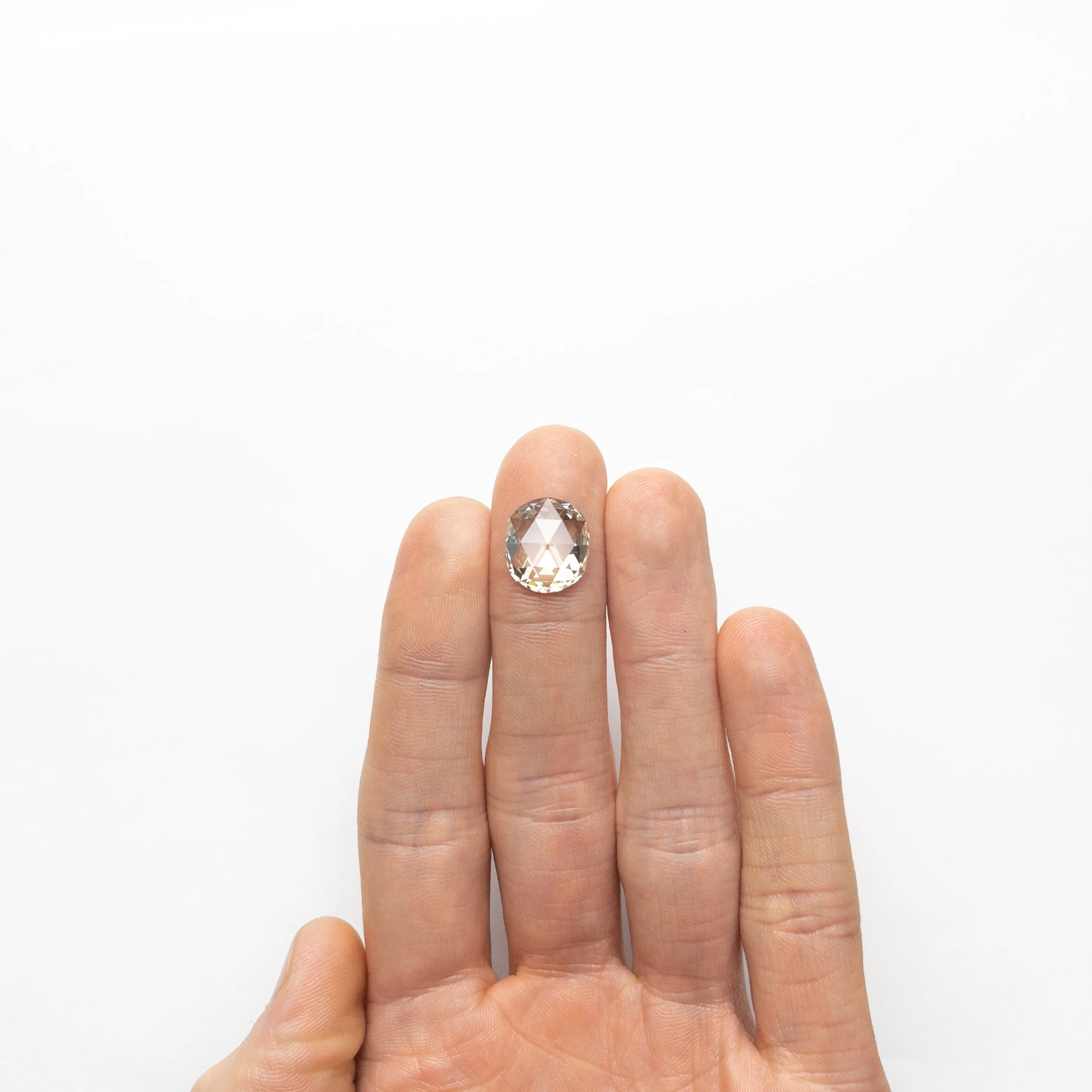 5.01ct 13.66x12.04x3.68mm SI1 O-P Antique Oval Rosecut 21721-01