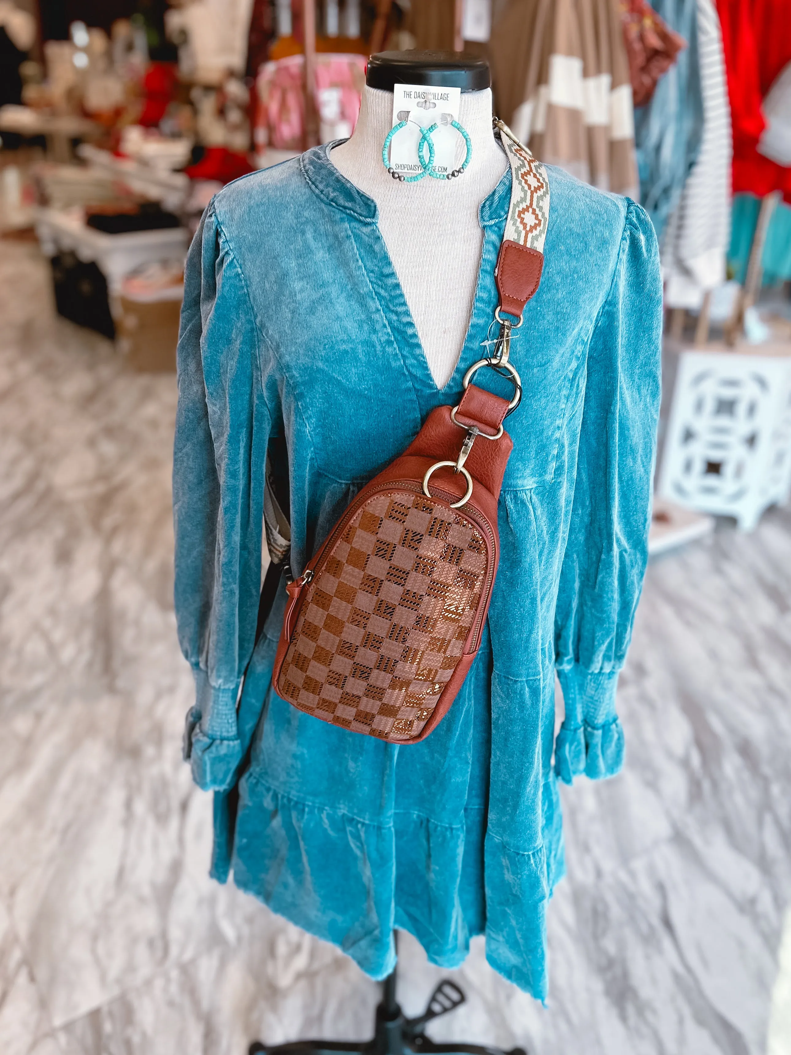 Aura Tiered Denim Dress