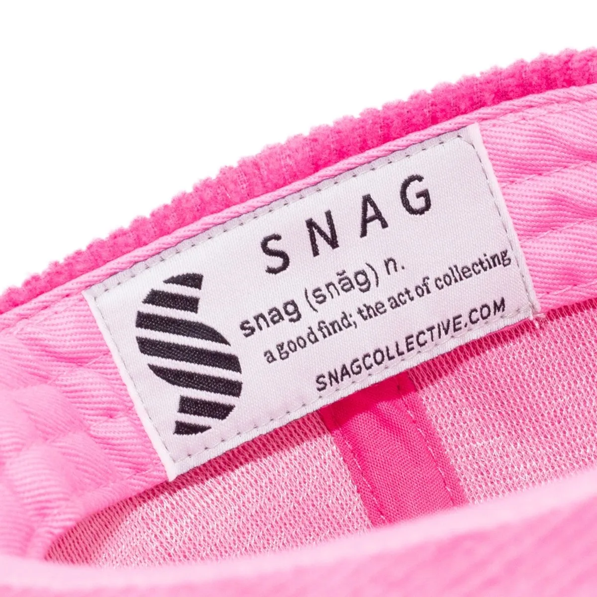Blank Relaxed Cord - Hot Pink