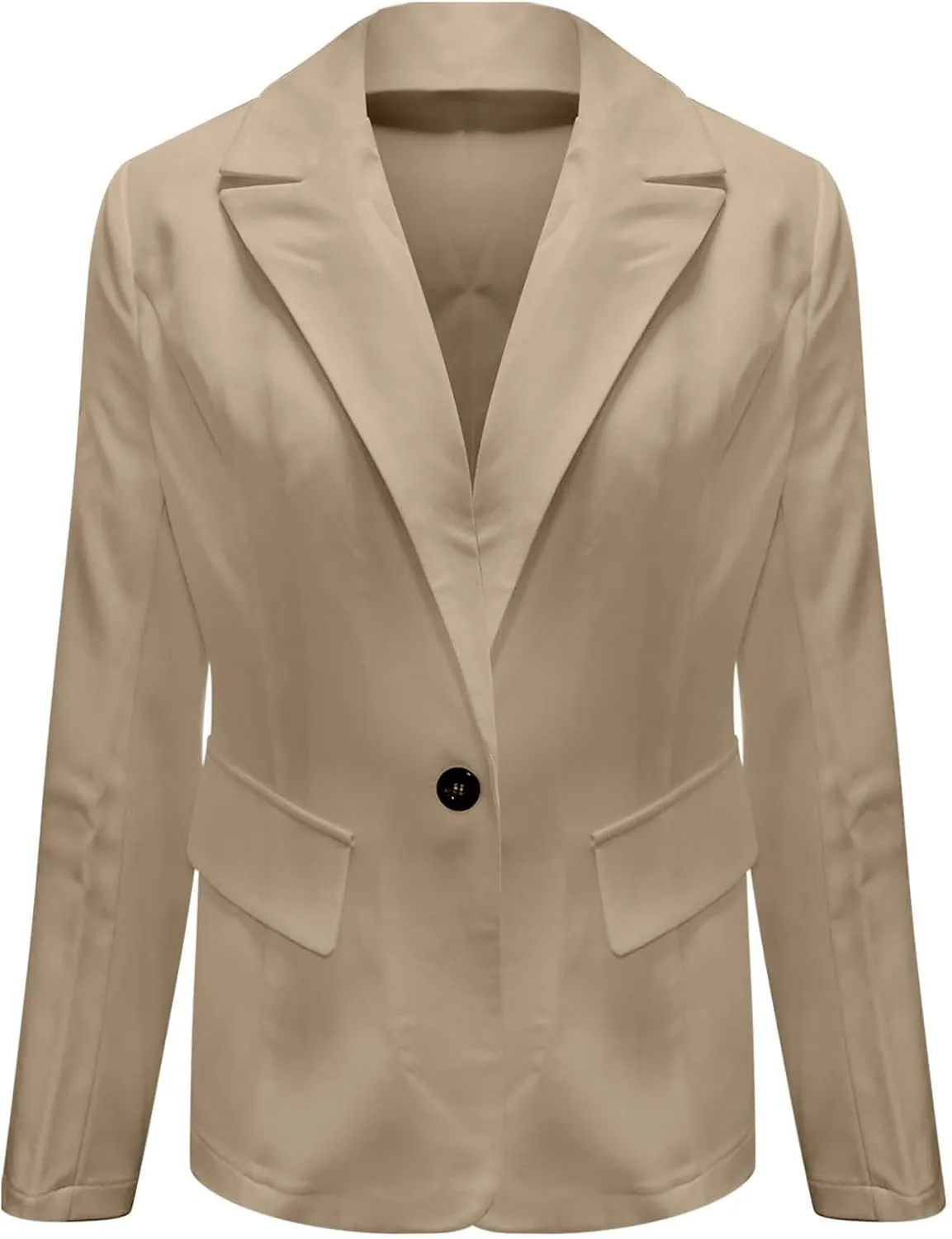 Blazers for Women 2025 with Pocket Business Casual Jacket Long Sleeve Open Front Cardigan Work Suit Fashion Blazers