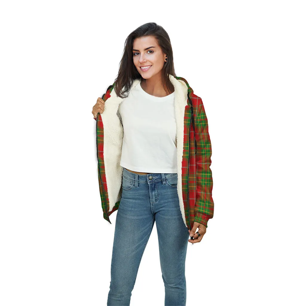 Burnett Tartan Sherpa Hoodie