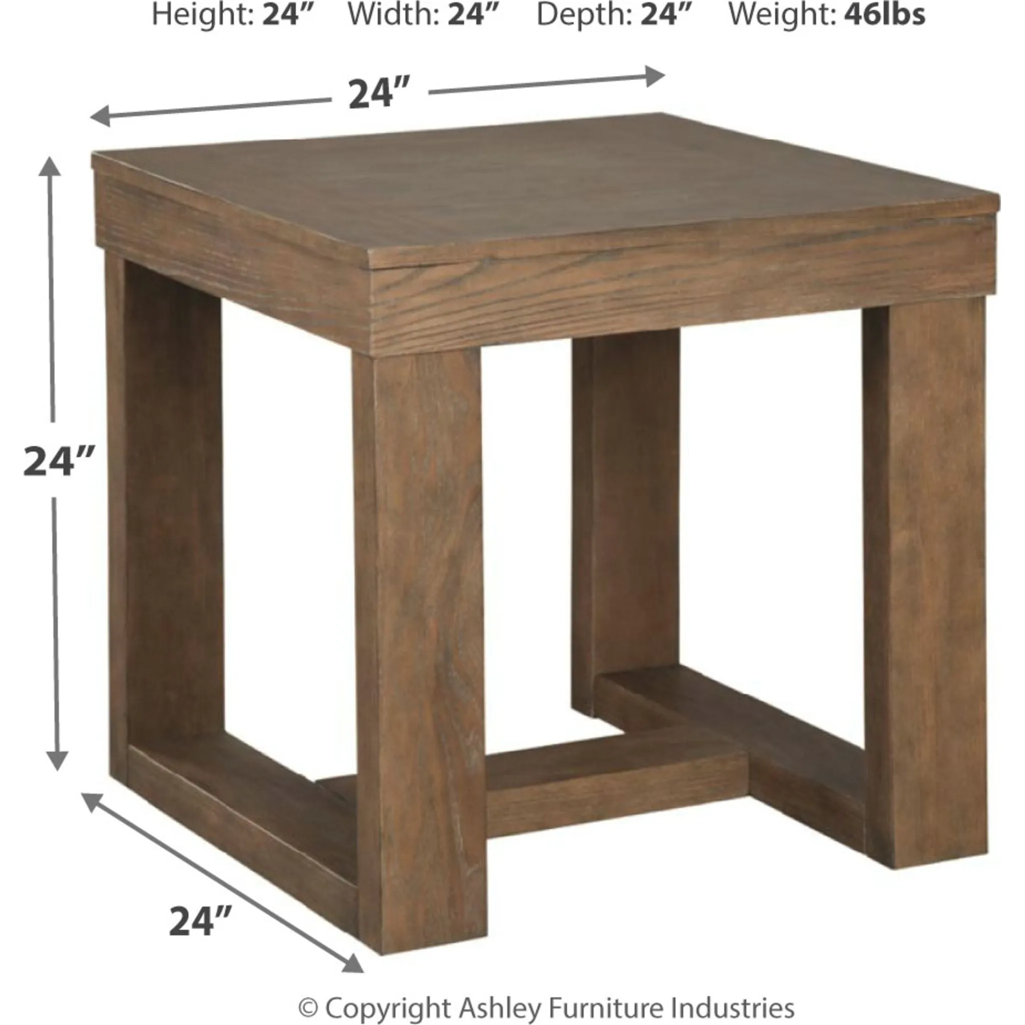 Cariton Square End Table