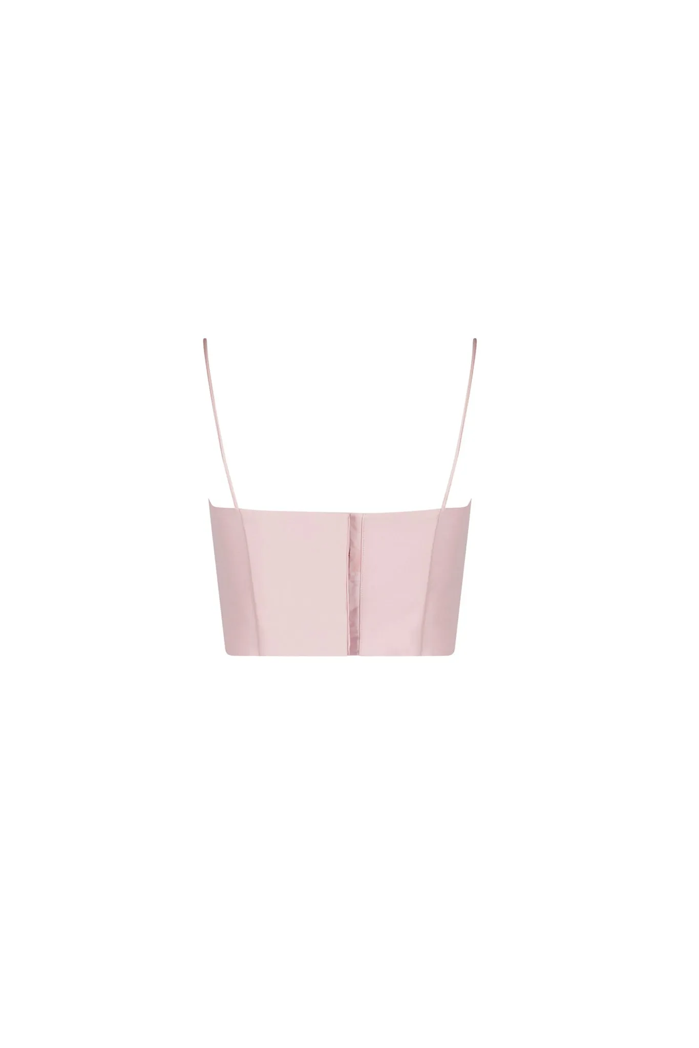 Carla Structure Crop Top (Soft Pink)