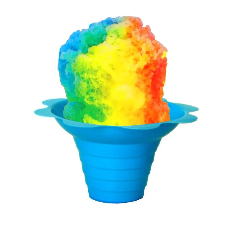 Case of 1000 Small Shaved Ice Cups (4 ounce, Single Color)