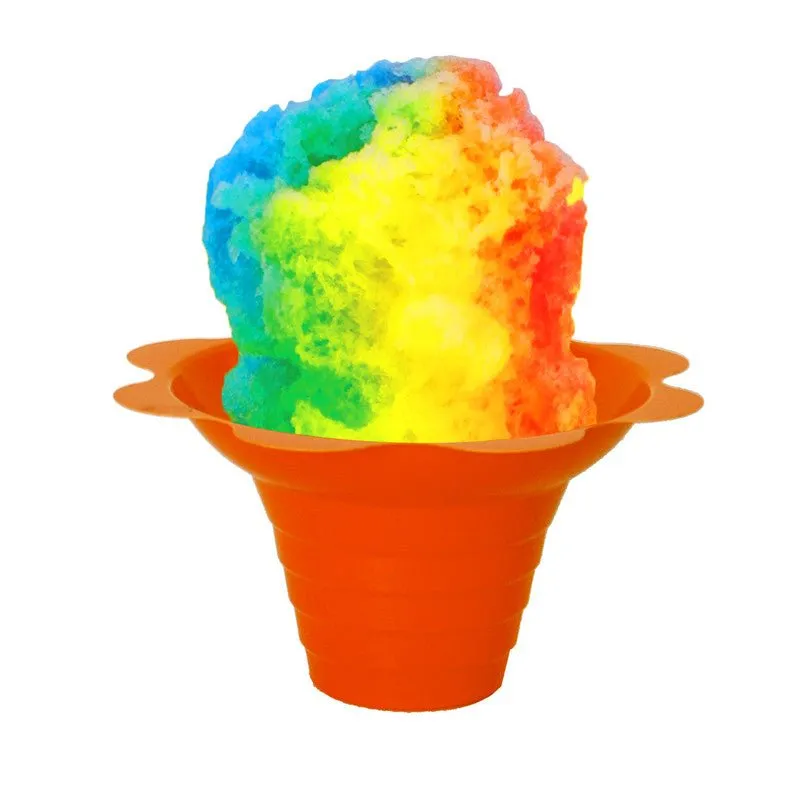 Case of 1000 Small Shaved Ice Cups (4 ounce, Single Color)