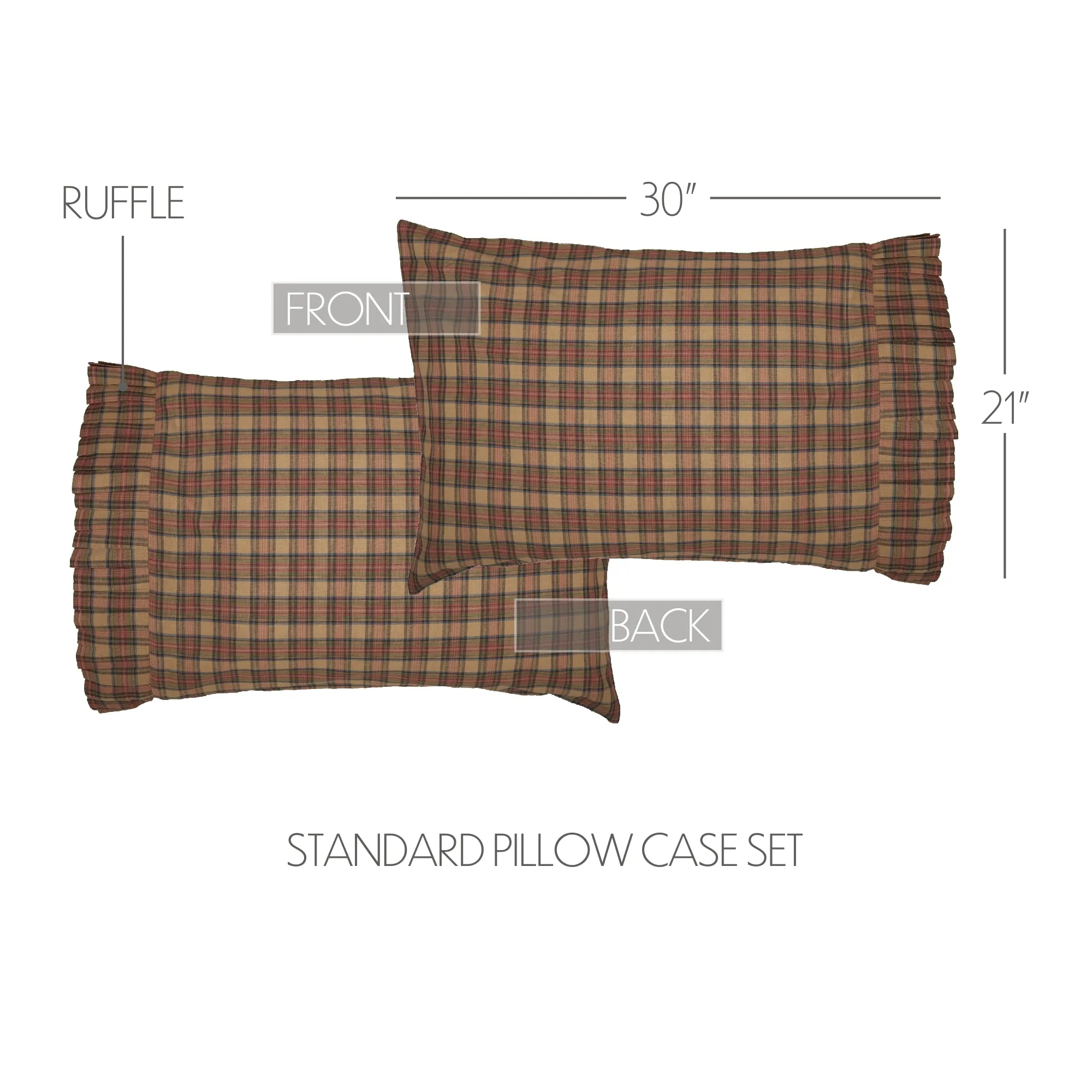 Crosswoods Pillow Case Set of 2