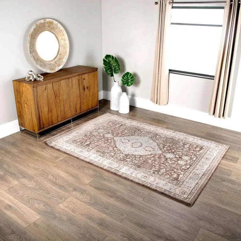 Da Vinci Blue Traditional Rug - Multiple Sizes