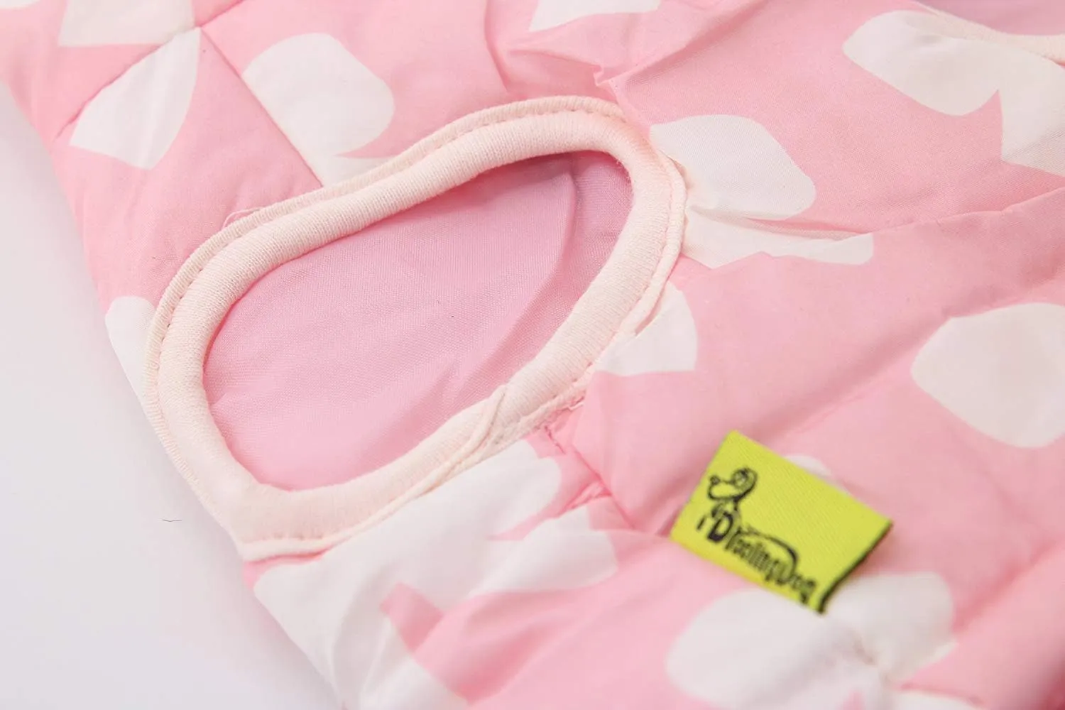 DroolingDog Dog Padded Jacket Dog Clothes Cold Weather Vest Pet Quilted Bomber Jackets for Small Dogs Girl, Large, Pink