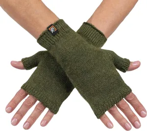 Evolution Knitwear Alpaca Knit Fingerless Mittens - Super Soft Baby Alpaca - Made in the USA - Small