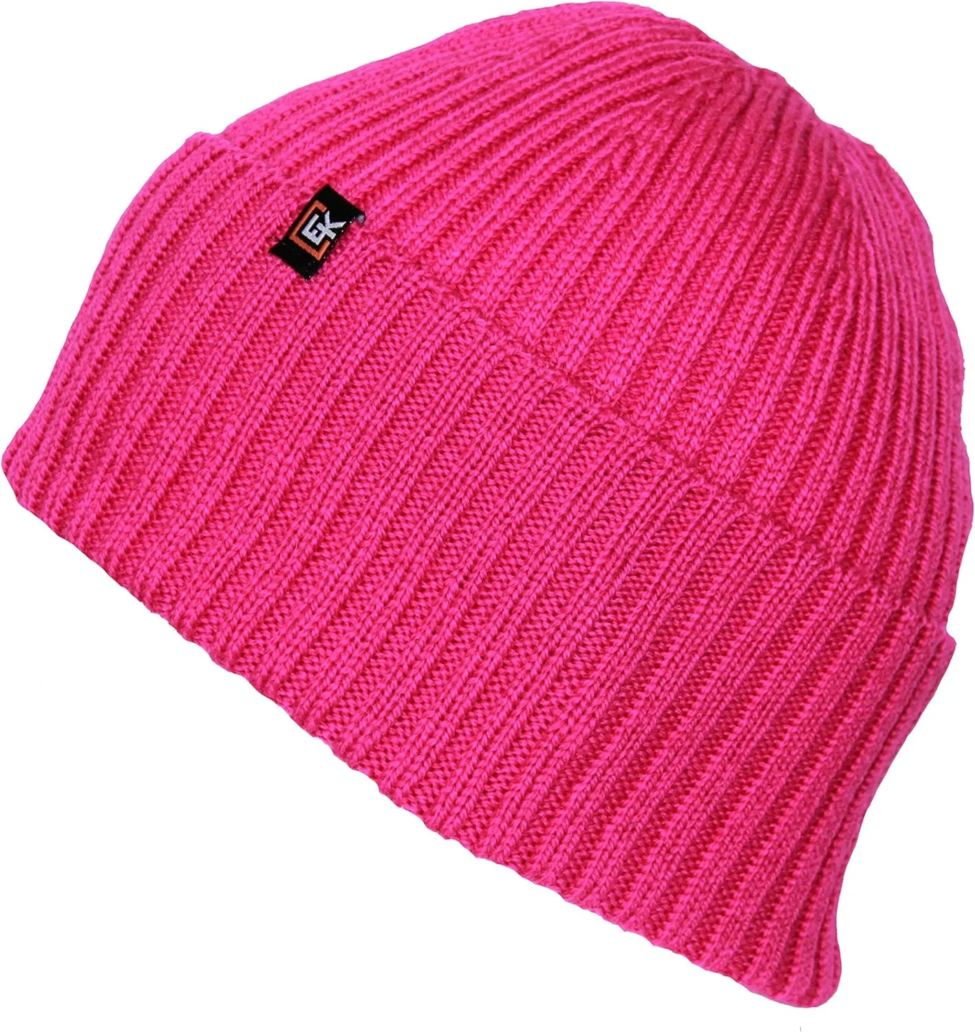Evolution Knitwear Wool Rib Knit Beanie Hat for Men or Women - Super Soft Merino Wool - Made in The USA
