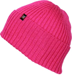 Evolution Knitwear Wool Rib Knit Beanie Hat for Men or Women - Super Soft Merino Wool - Made in The USA