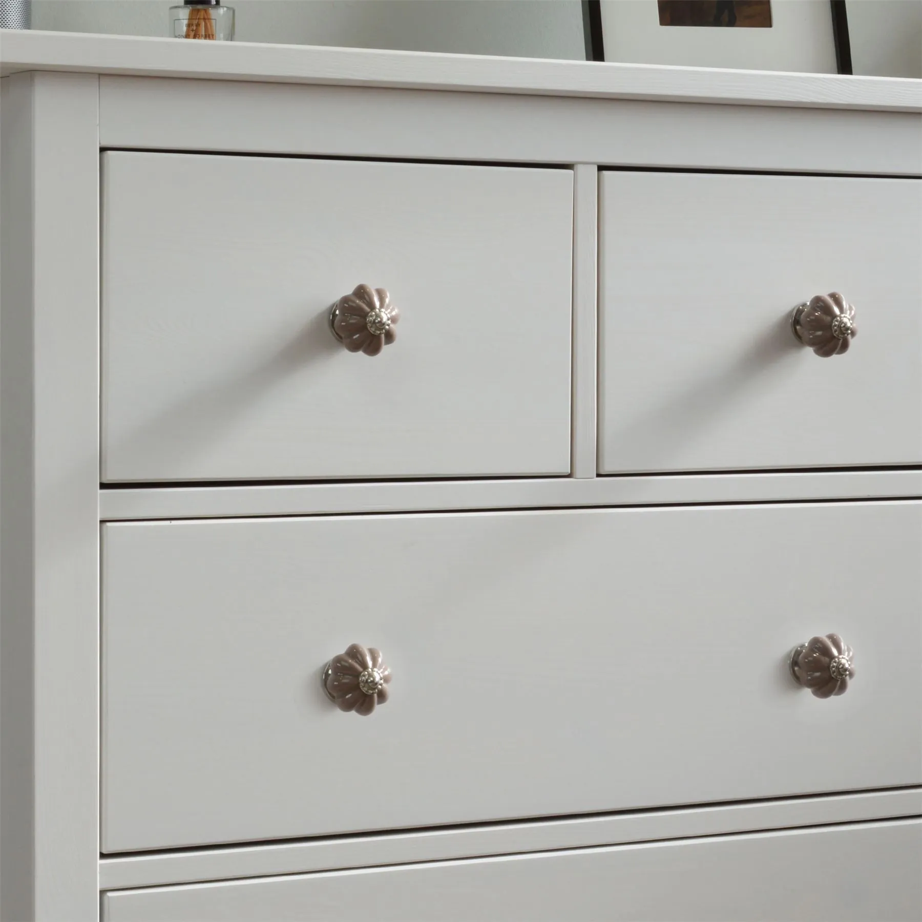 Floral Ceramic Cabinet Knob - By Nicola Spring