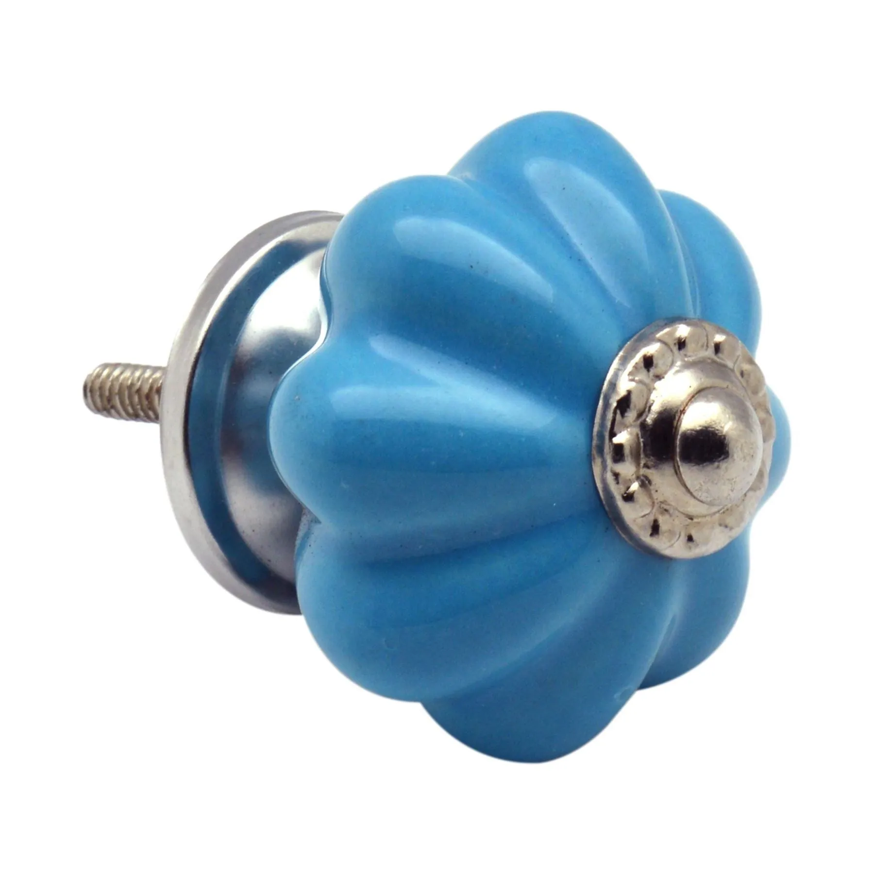 Floral Ceramic Cabinet Knob - By Nicola Spring
