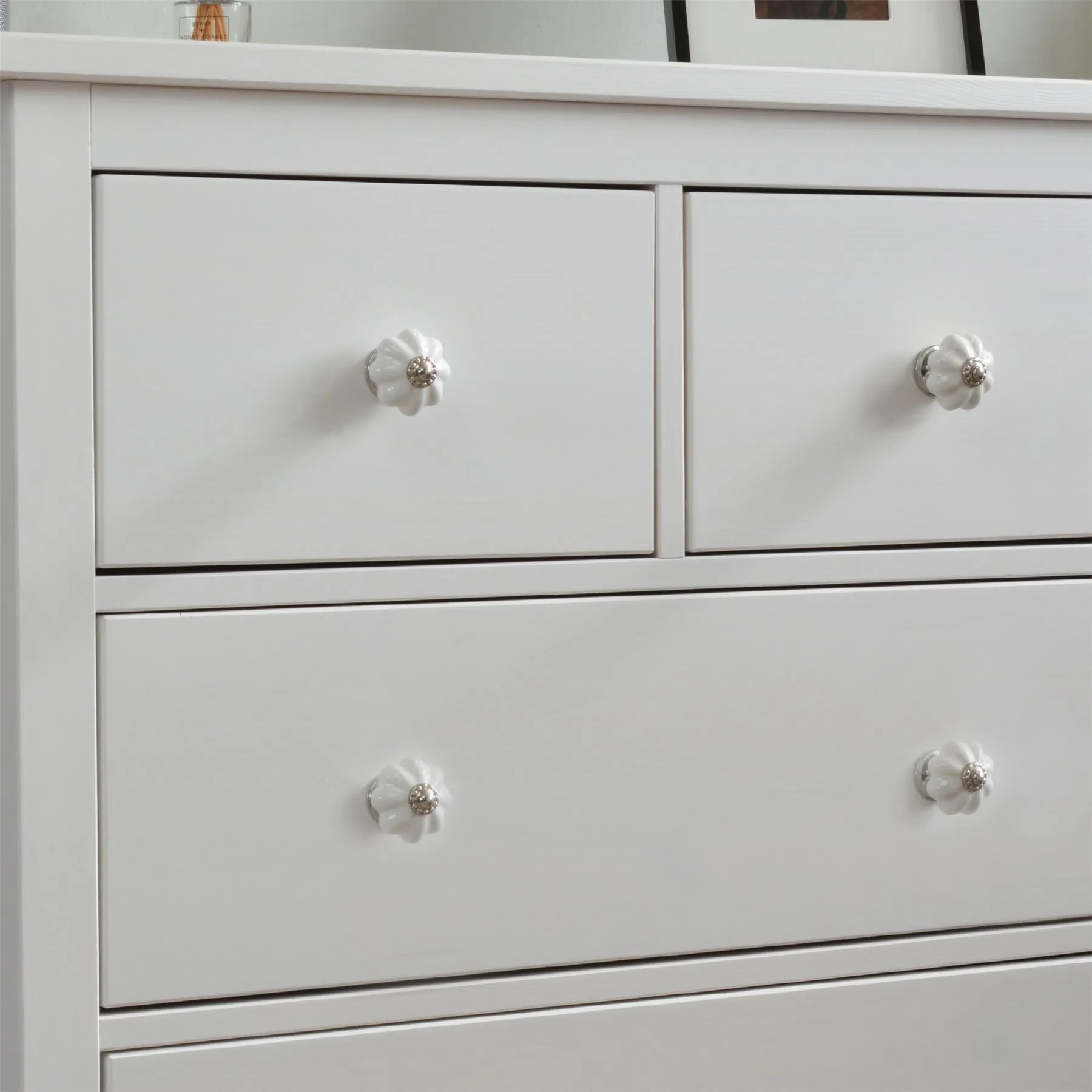 Floral Ceramic Cabinet Knob - By Nicola Spring