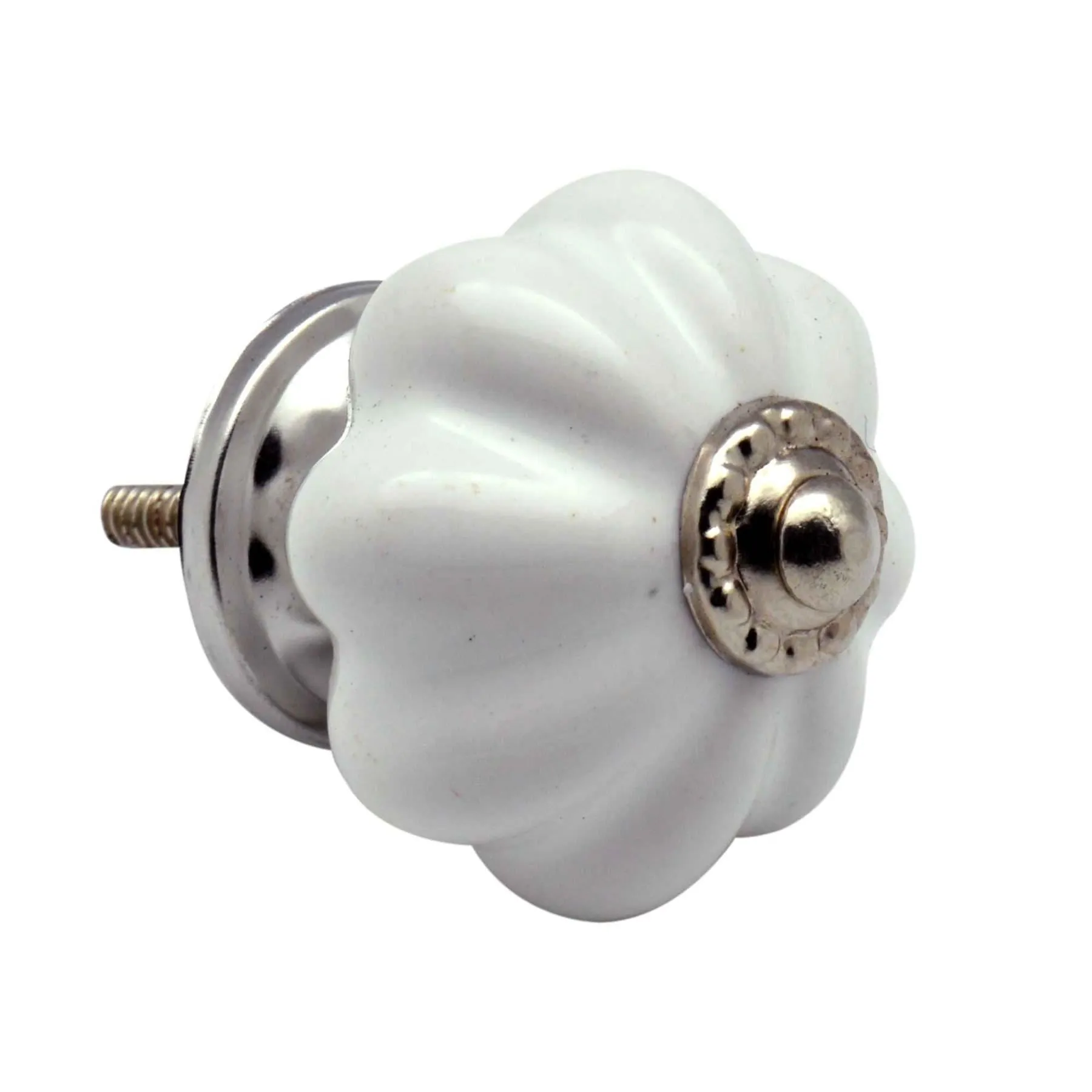 Floral Ceramic Cabinet Knob - By Nicola Spring