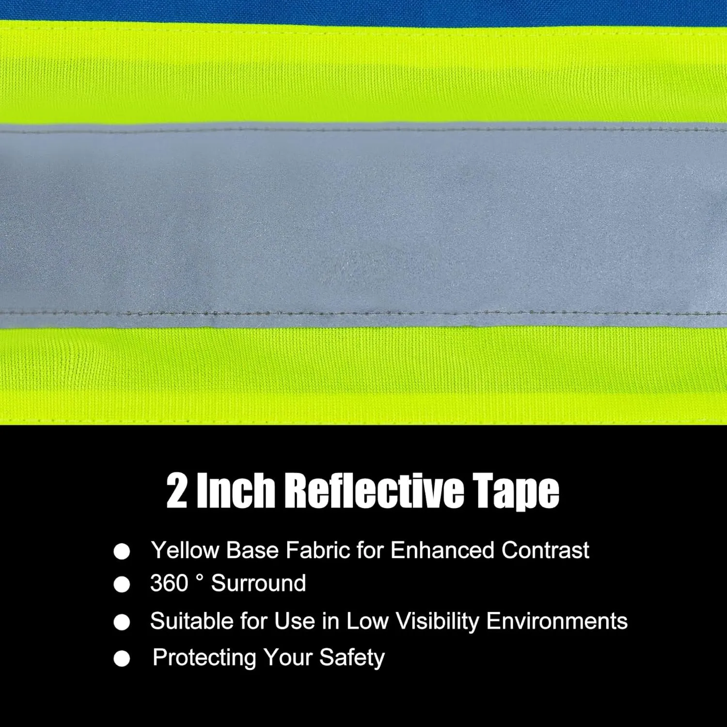 FONIRRA High Visibility Reflective Jackets for Men Hi Vis Waterproof Class 3 Safety Jackets Work Construction Bomber Coats
