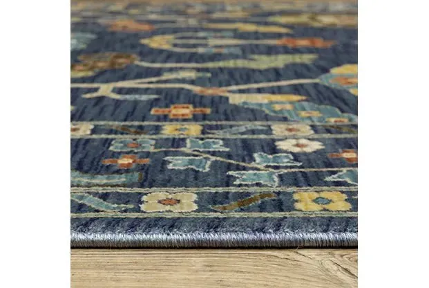 Francesca FR03F Blue/Multi Rug