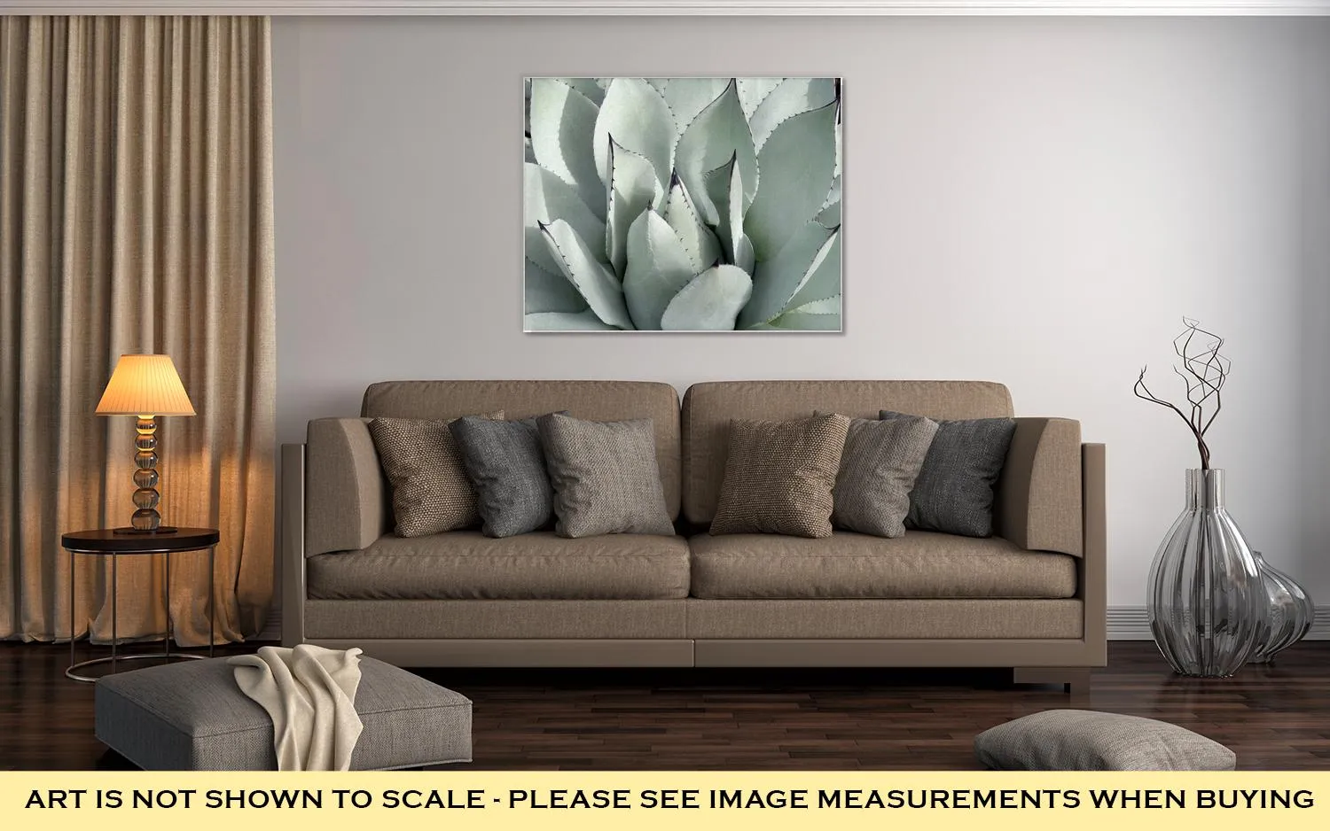 Gallery Wrapped Canvas, Mescal Agave Parryi Var Truncate Is A Slow Growing Perennial Native To Arizona
