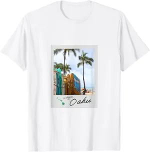 Hawaiian Tourist Film Photo 35mm Film Aesthetic Oahu Beach T-Shirt