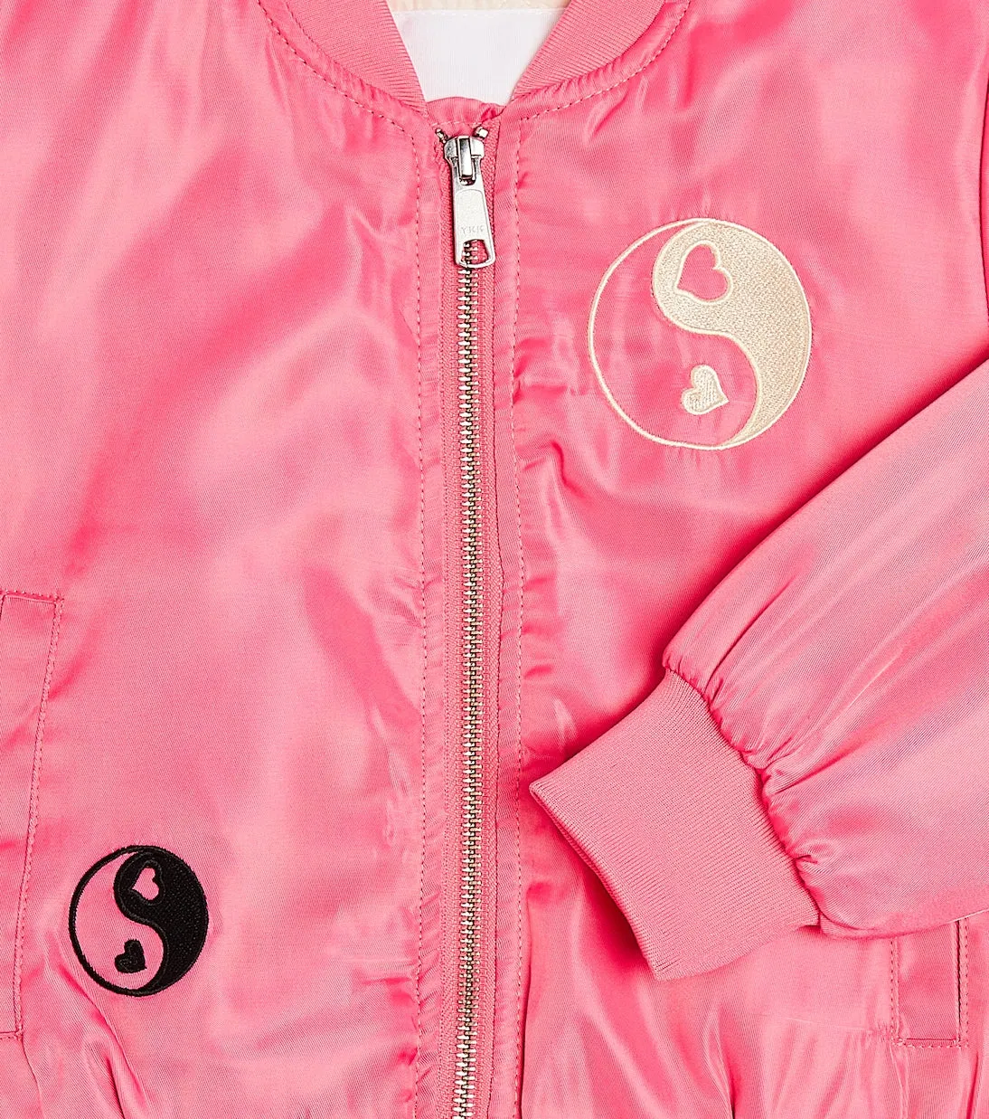 Hella bomber with Molo appliqué, pink