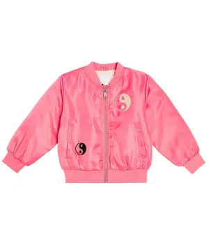 Hella bomber with Molo appliqué, pink