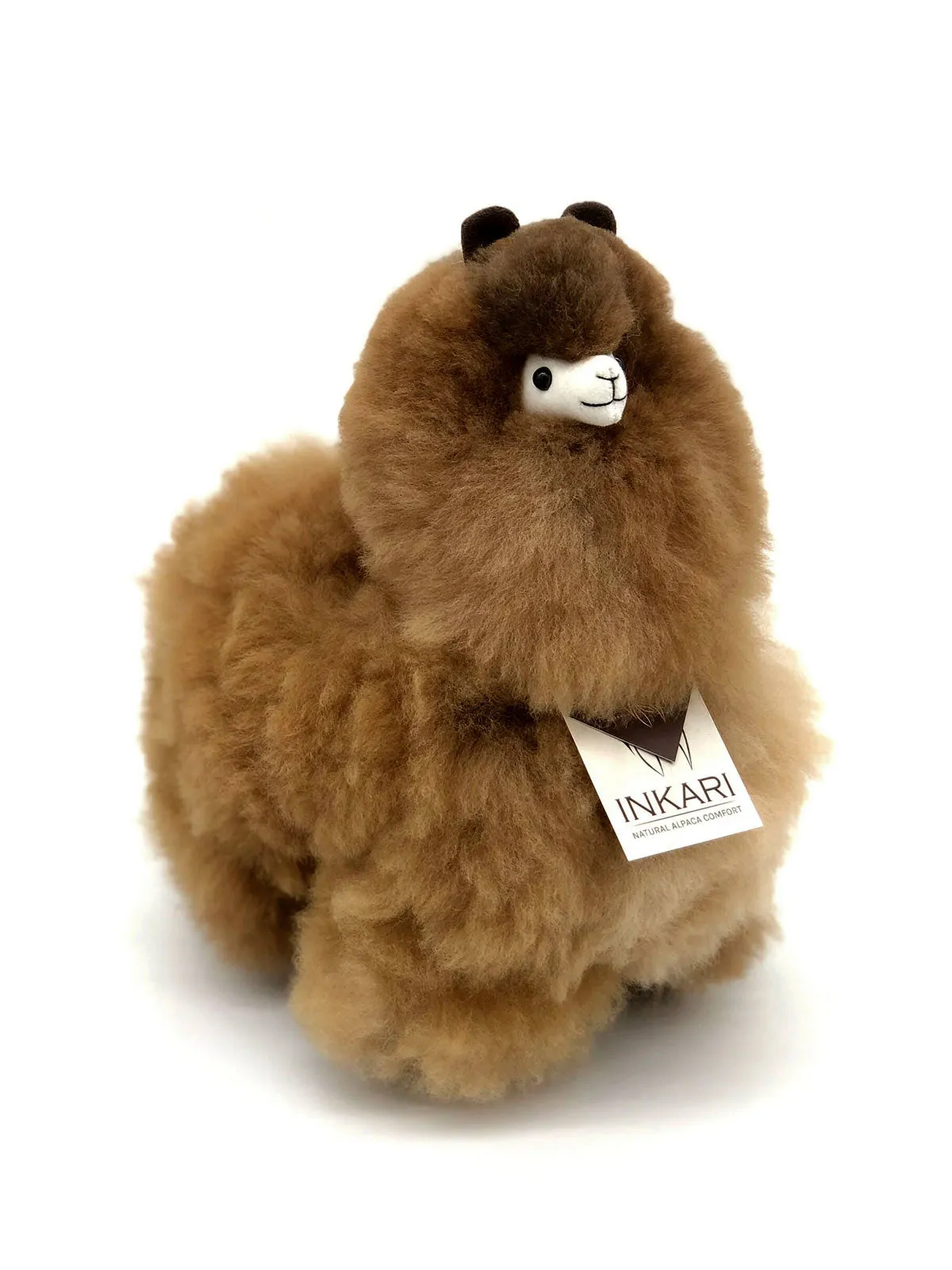 Inkari Alpaca soft toy-Naturals-CARAMEL-Medium 32cm
