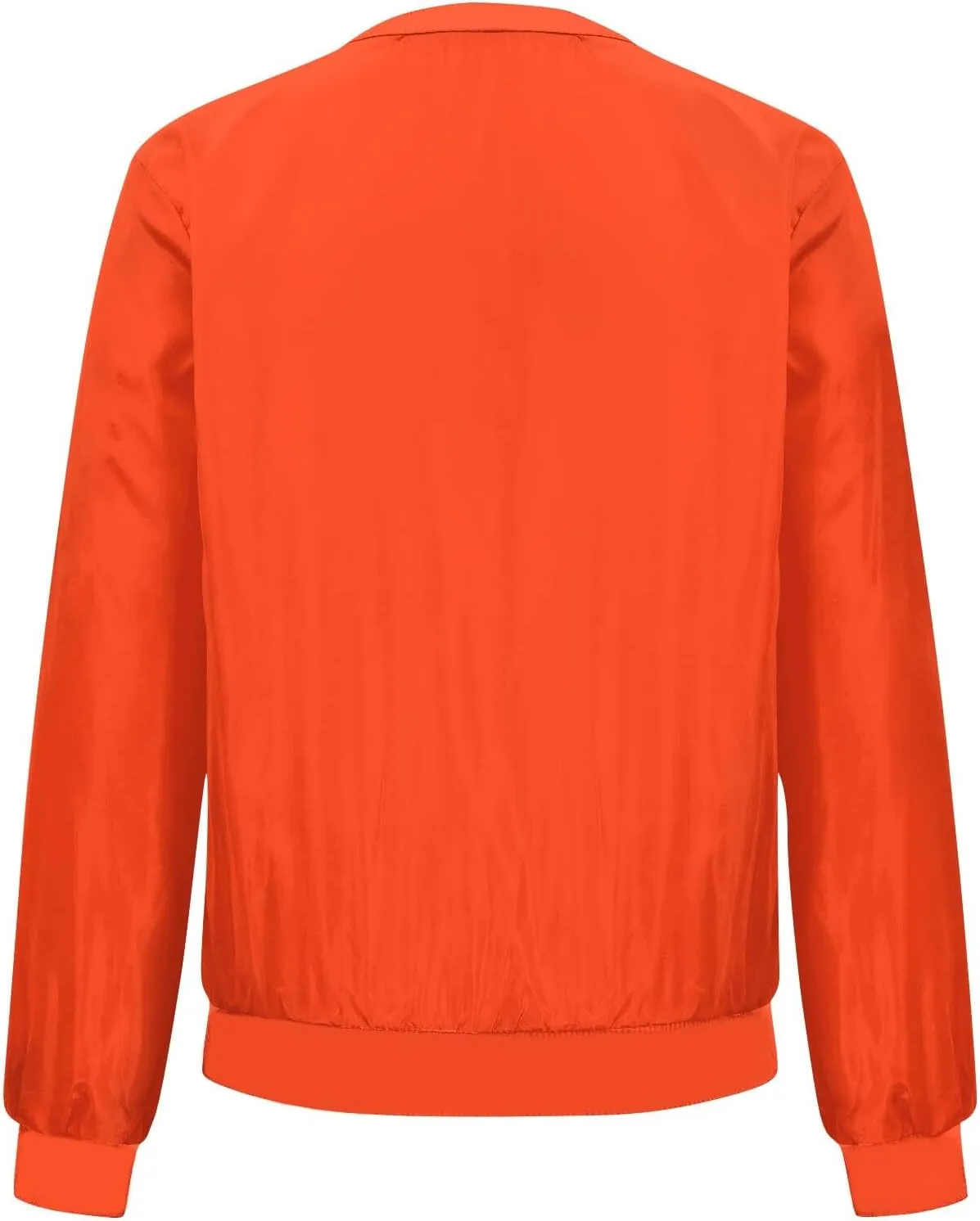 Jackets for Women Lightweight Zip Up Bomber Jacket with Pockets Stand Collar Windproof Outwear Fashion Fall Coat