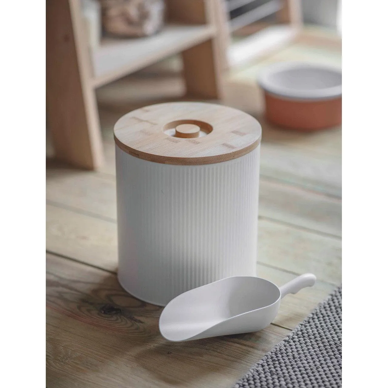 Kinloch Pet Bin | Small | Lily White
