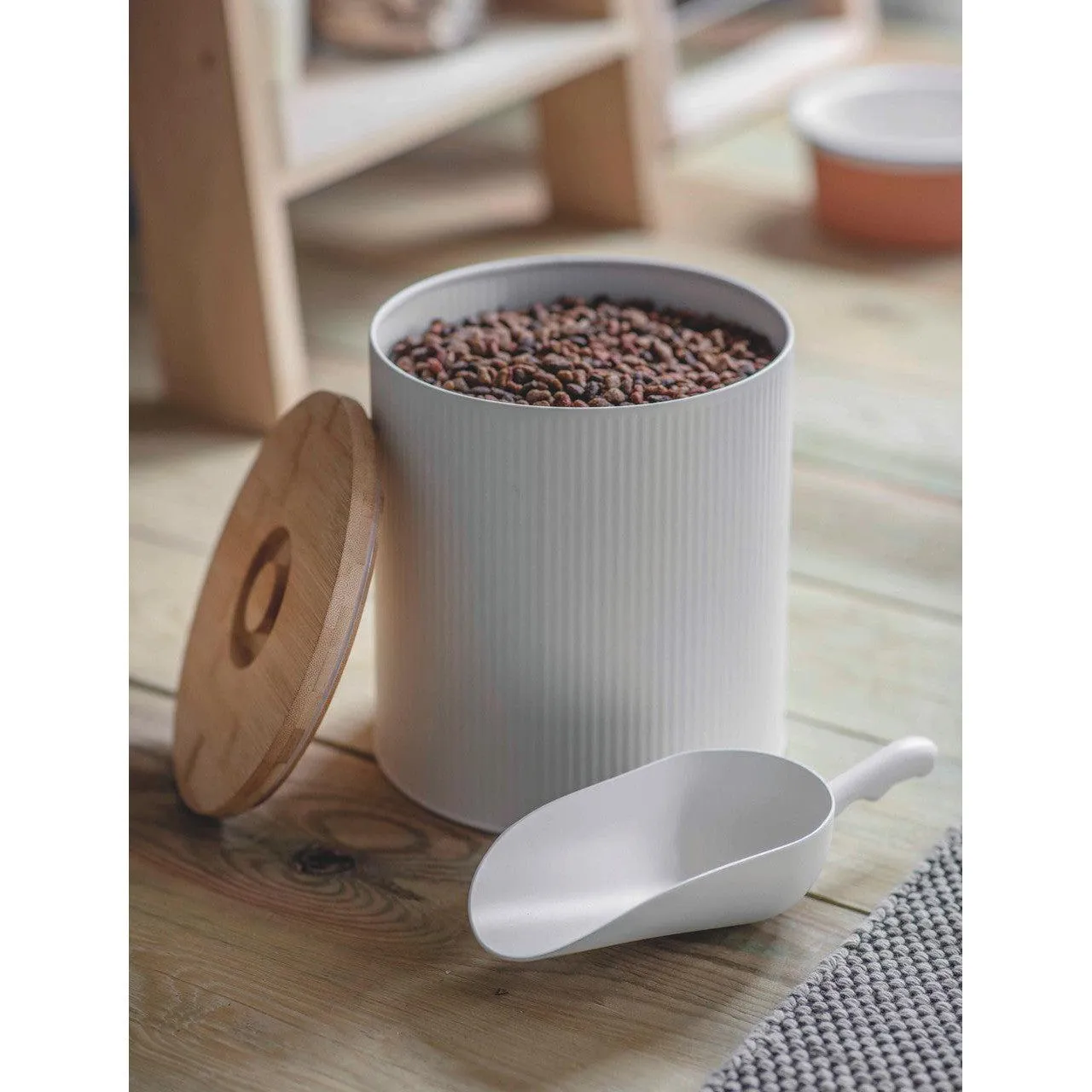 Kinloch Pet Bin | Small | Lily White