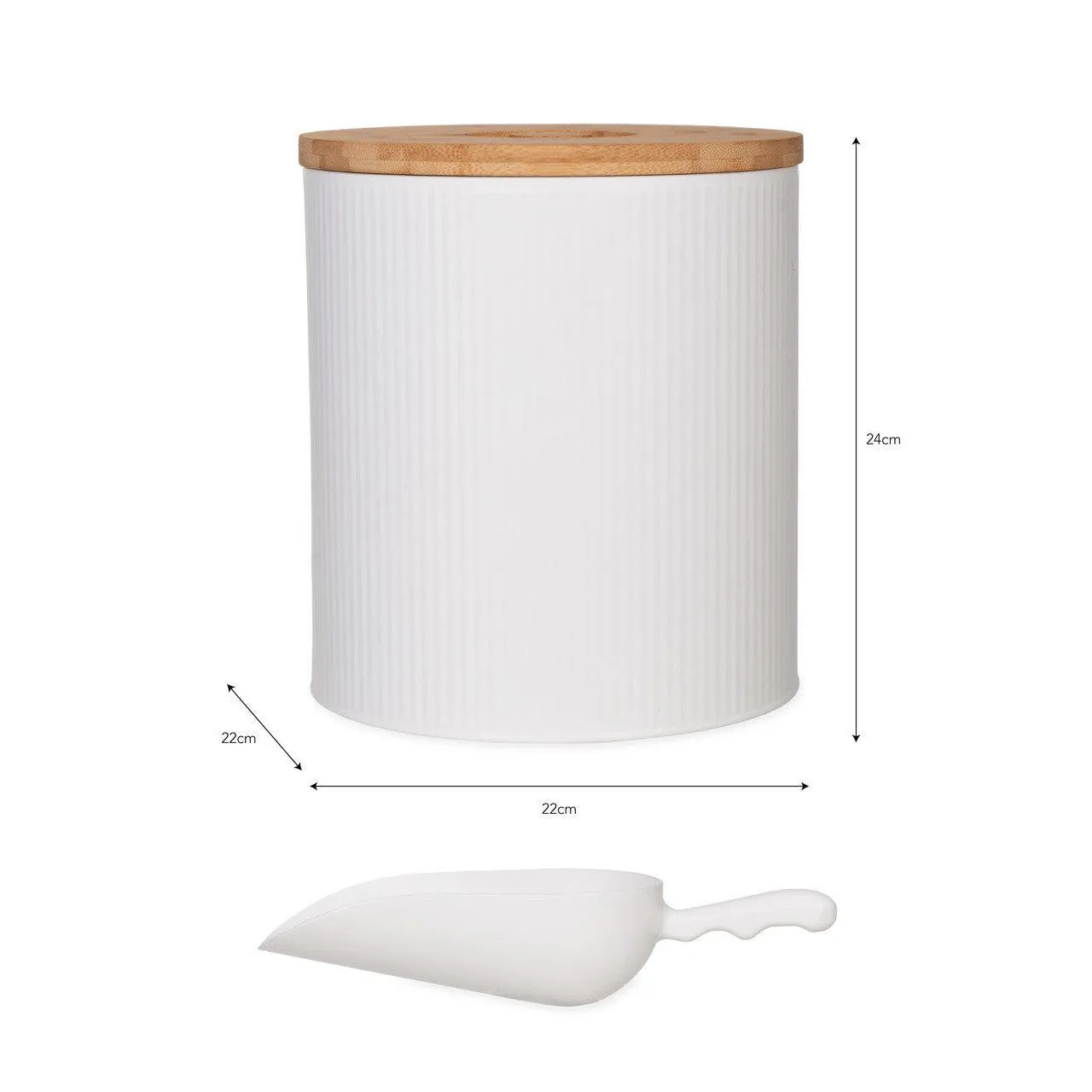 Kinloch Pet Bin | Small | Lily White