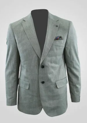 MEHMET,SOLID-2BT NOTCH-BASIC-JACKETS-PB-B237-GREEN