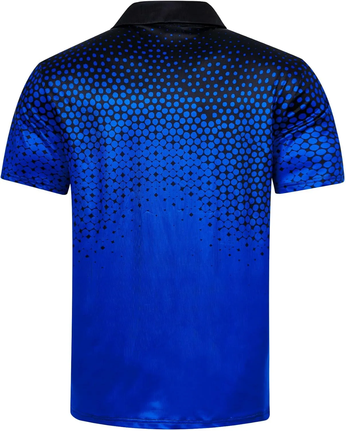Mens Golf Shirts Short Sleeve Dry Fit Athletic Moisture Wicking Golf Polo Performance Printed Collared Polos