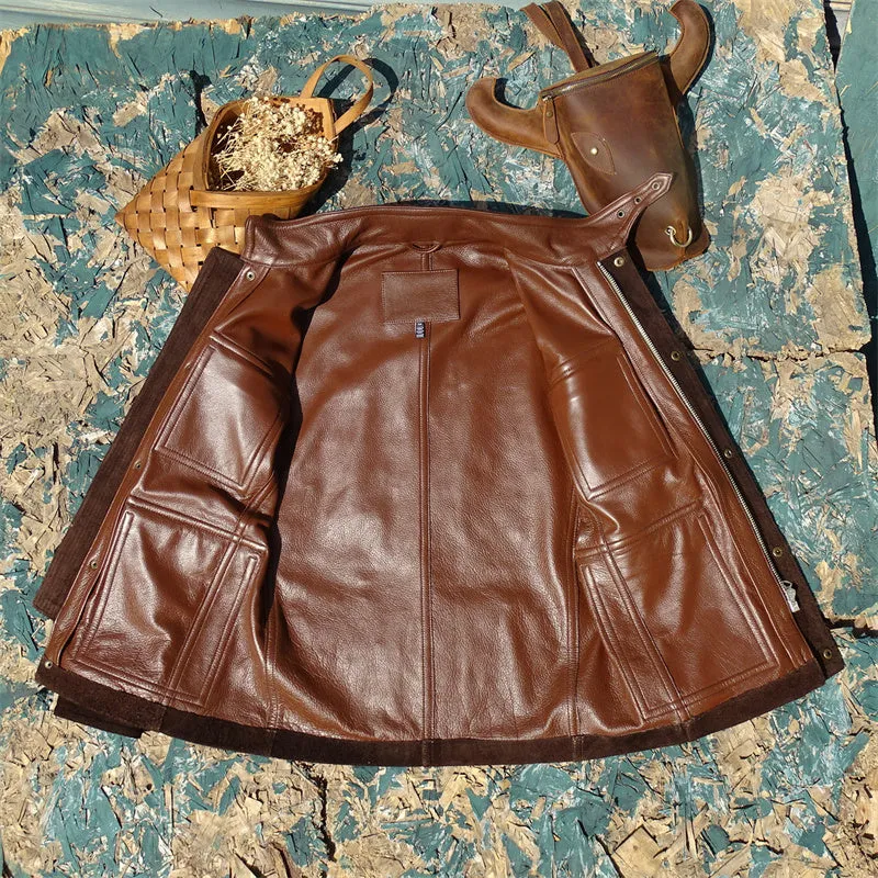Men's Suede Field Safari Jacket