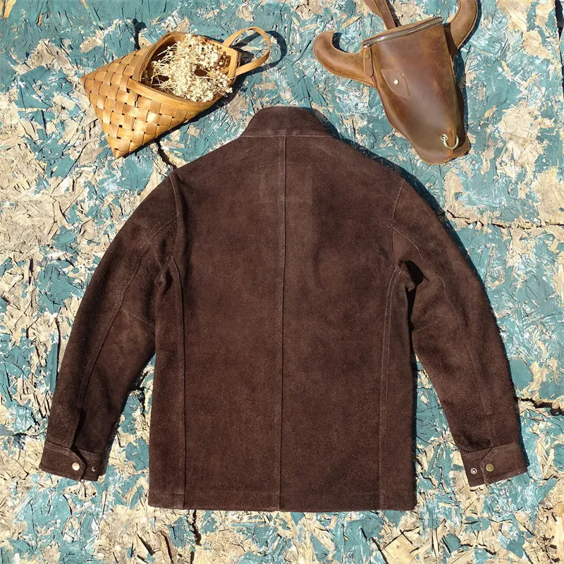 Men's Suede Field Safari Jacket