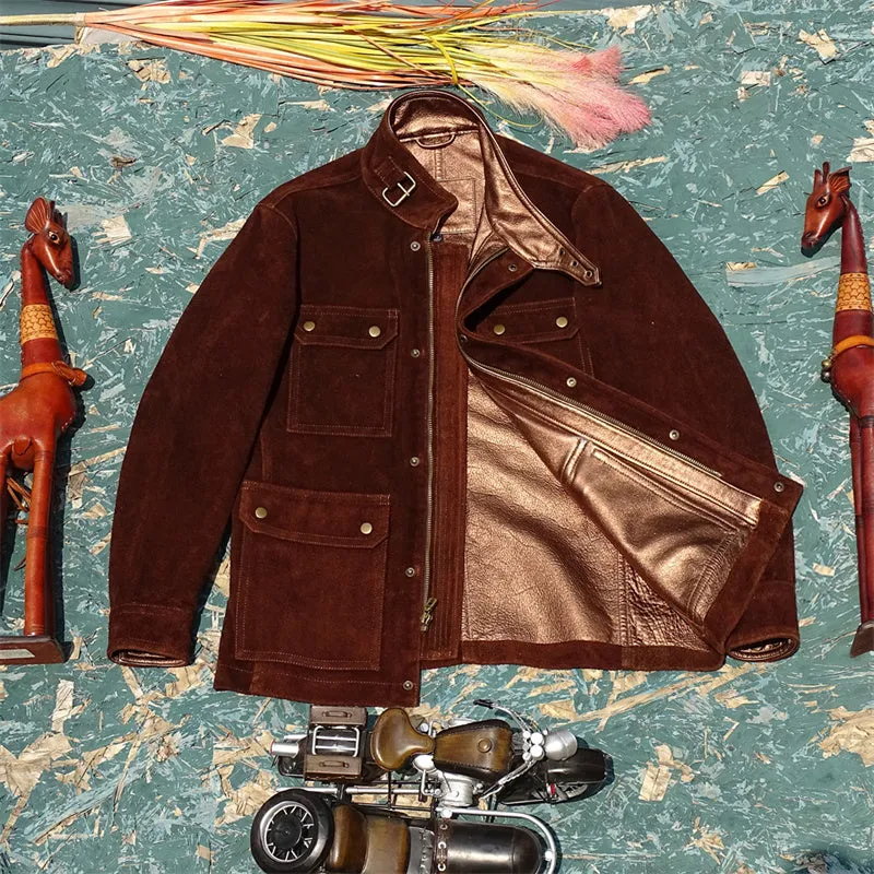 Men's Suede Field Safari Jacket