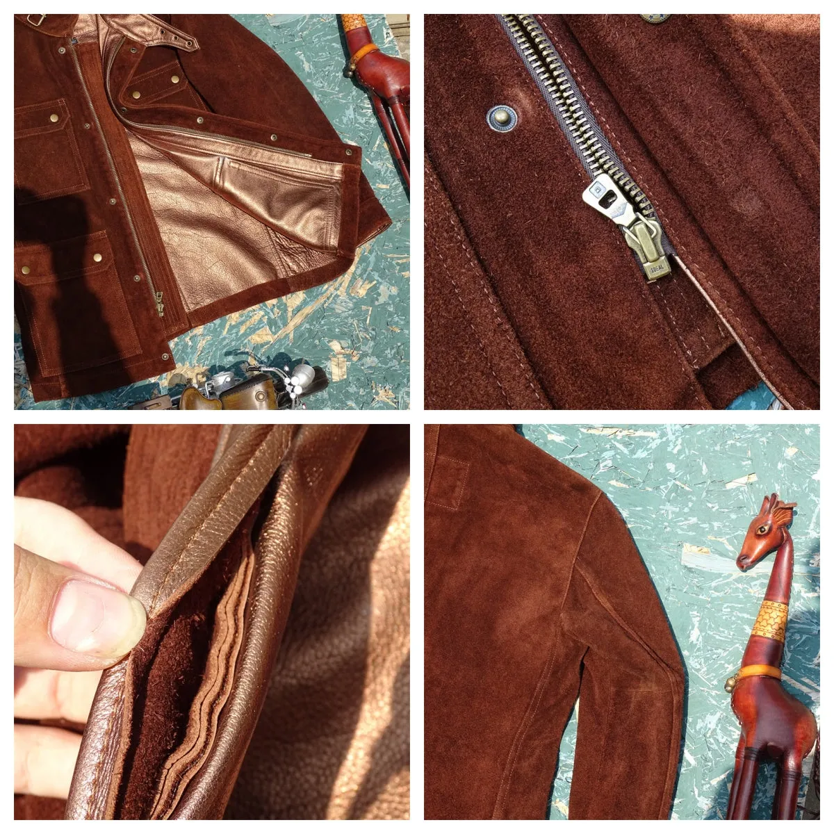 Men's Suede Field Safari Jacket