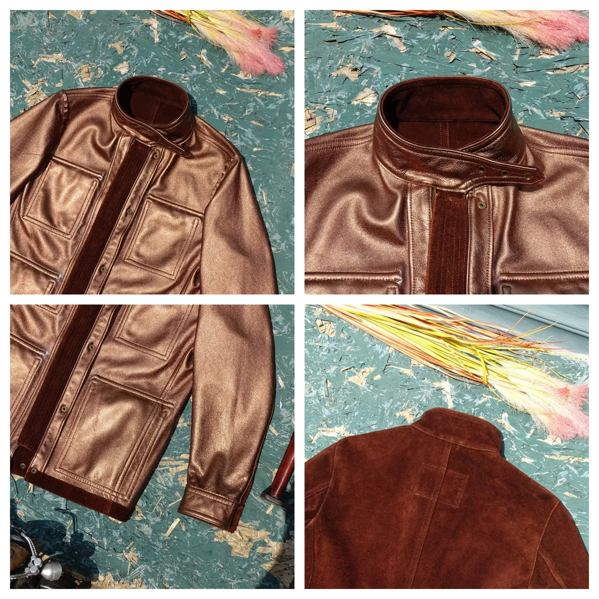 Men's Suede Field Safari Jacket