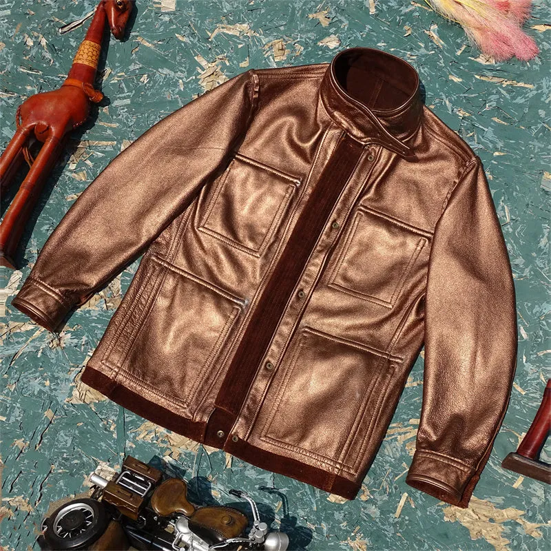 Men's Suede Field Safari Jacket