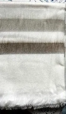 Modern Neutrals Brushed Alpaca Throw Blanket