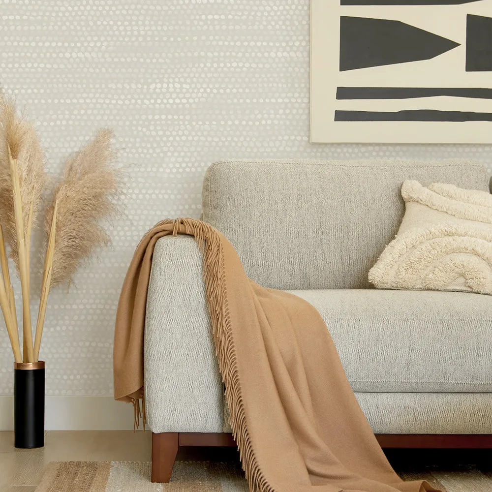 Moire Dots Peel and Stick Wallpaper
