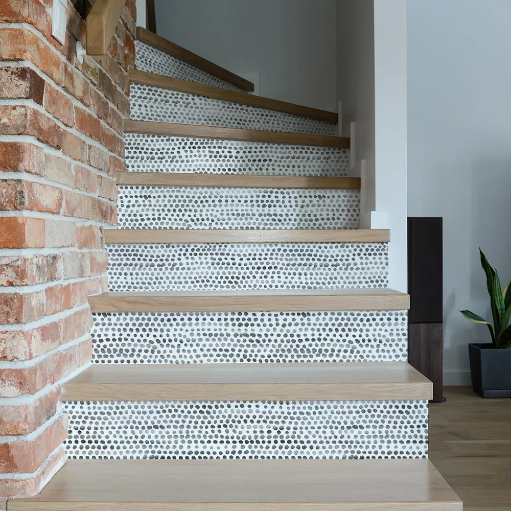 Moire Dots Peel and Stick Wallpaper