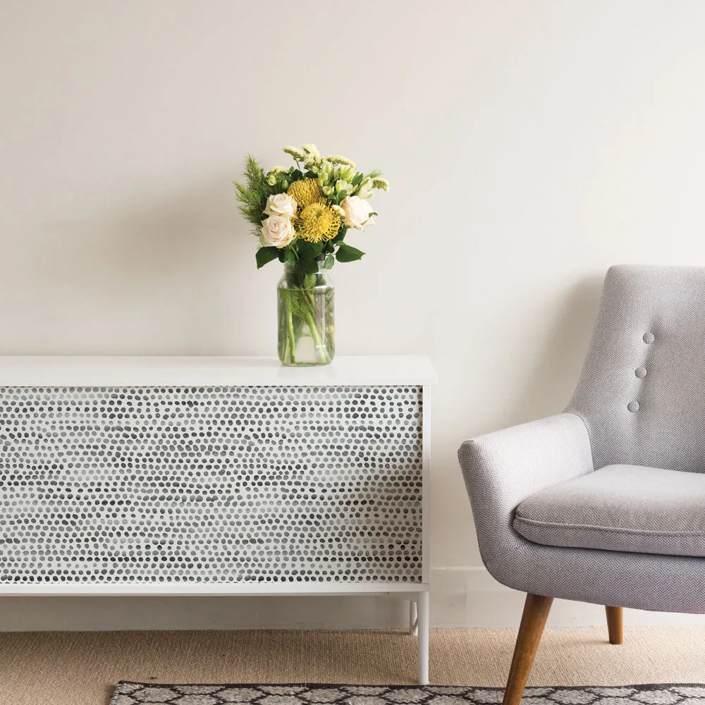 Moire Dots Peel and Stick Wallpaper