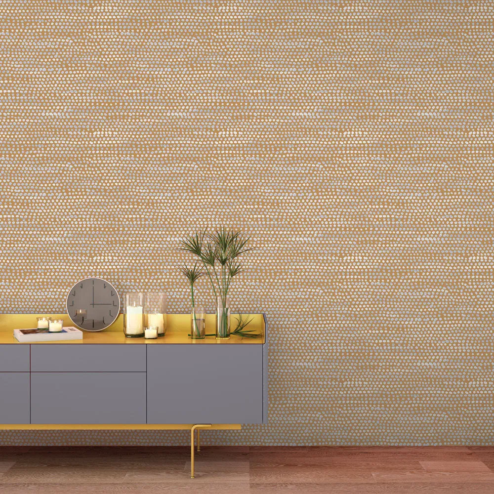 Moire Dots Peel and Stick Wallpaper