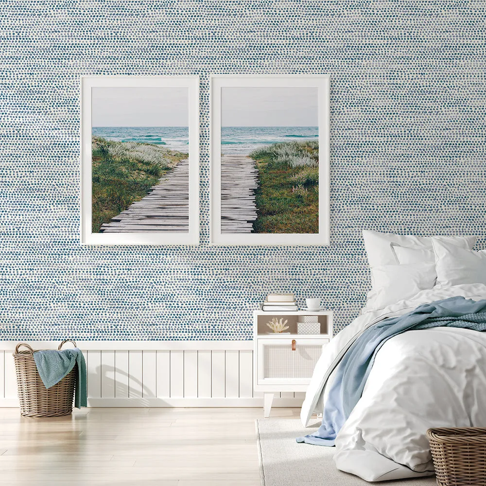 Moire Dots Peel and Stick Wallpaper