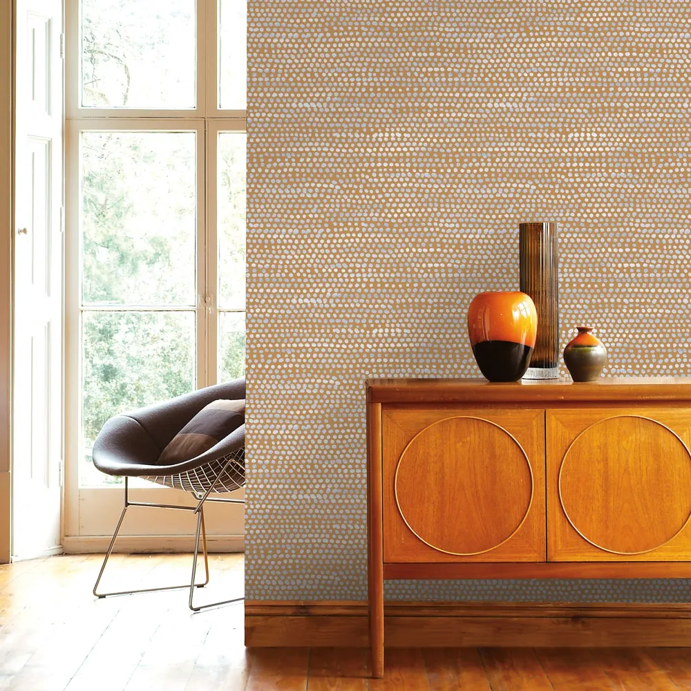 Moire Dots Peel and Stick Wallpaper