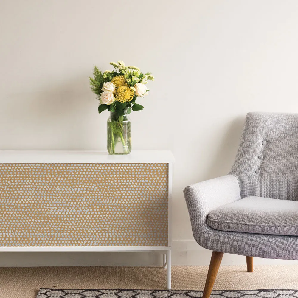 Moire Dots Peel and Stick Wallpaper