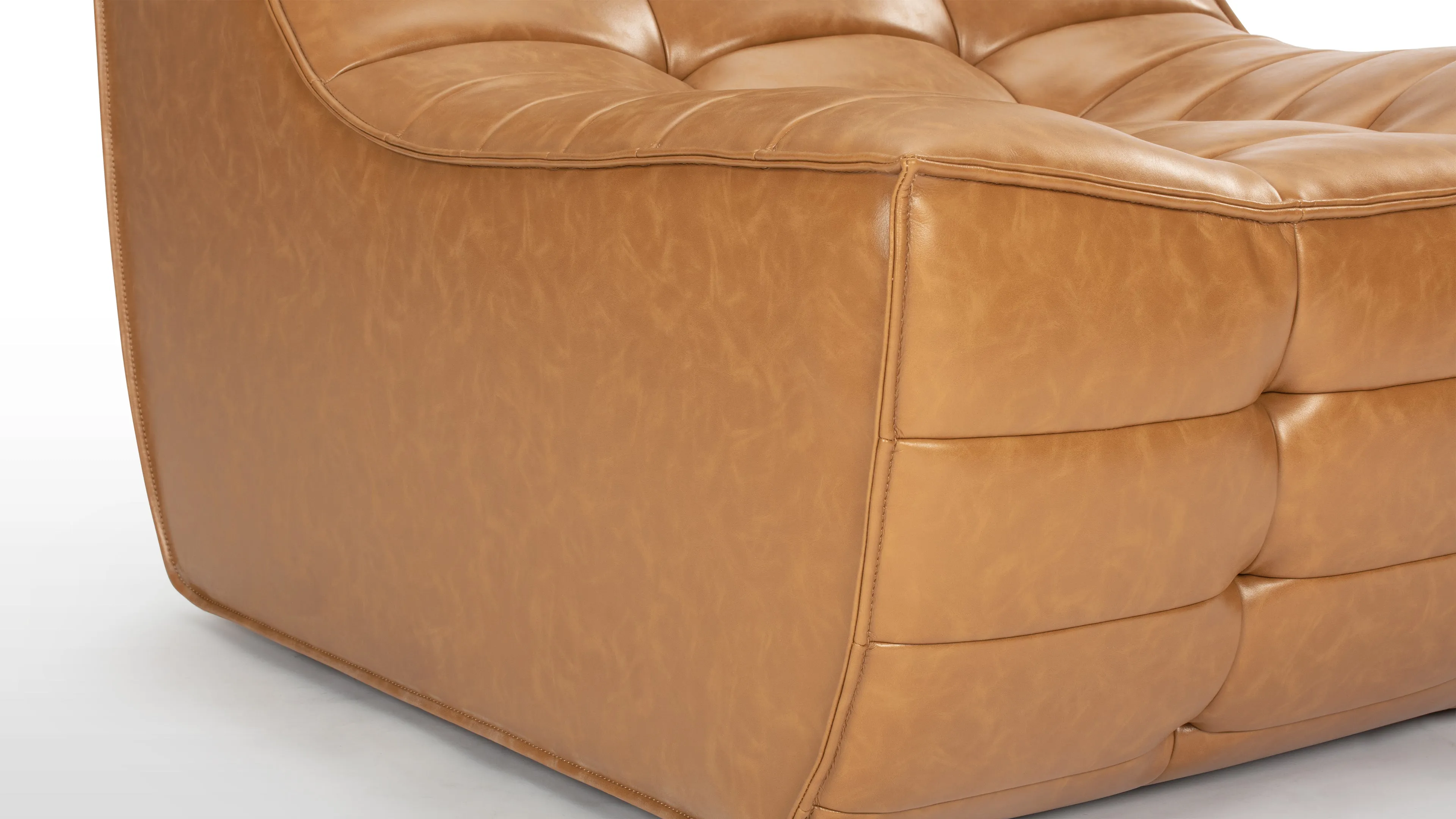 N701 - N701 Module, Armless Seat, Bourbon Vegan Leather
