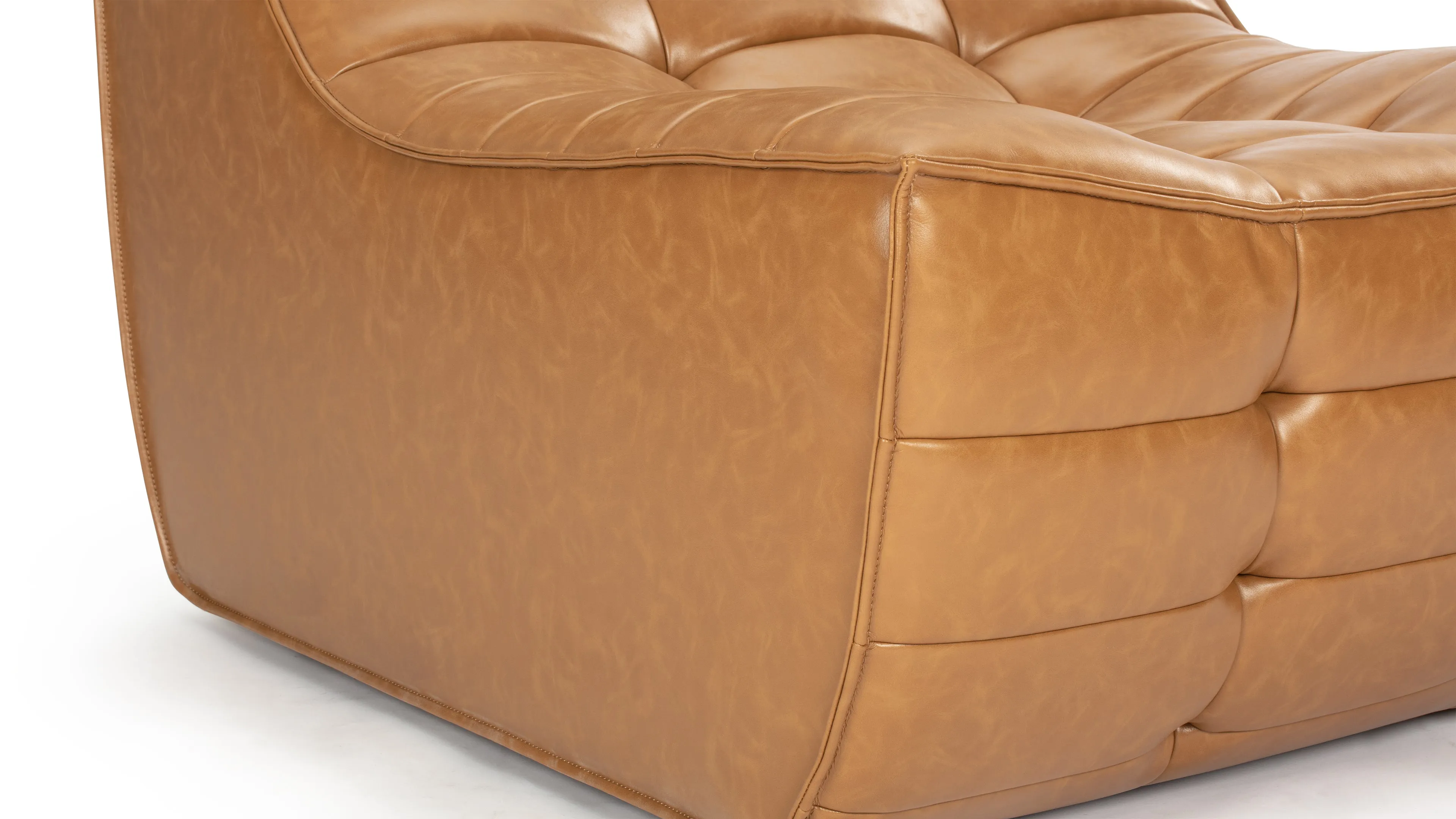 N701 - N701 Module, Armless Seat, Bourbon Vegan Leather