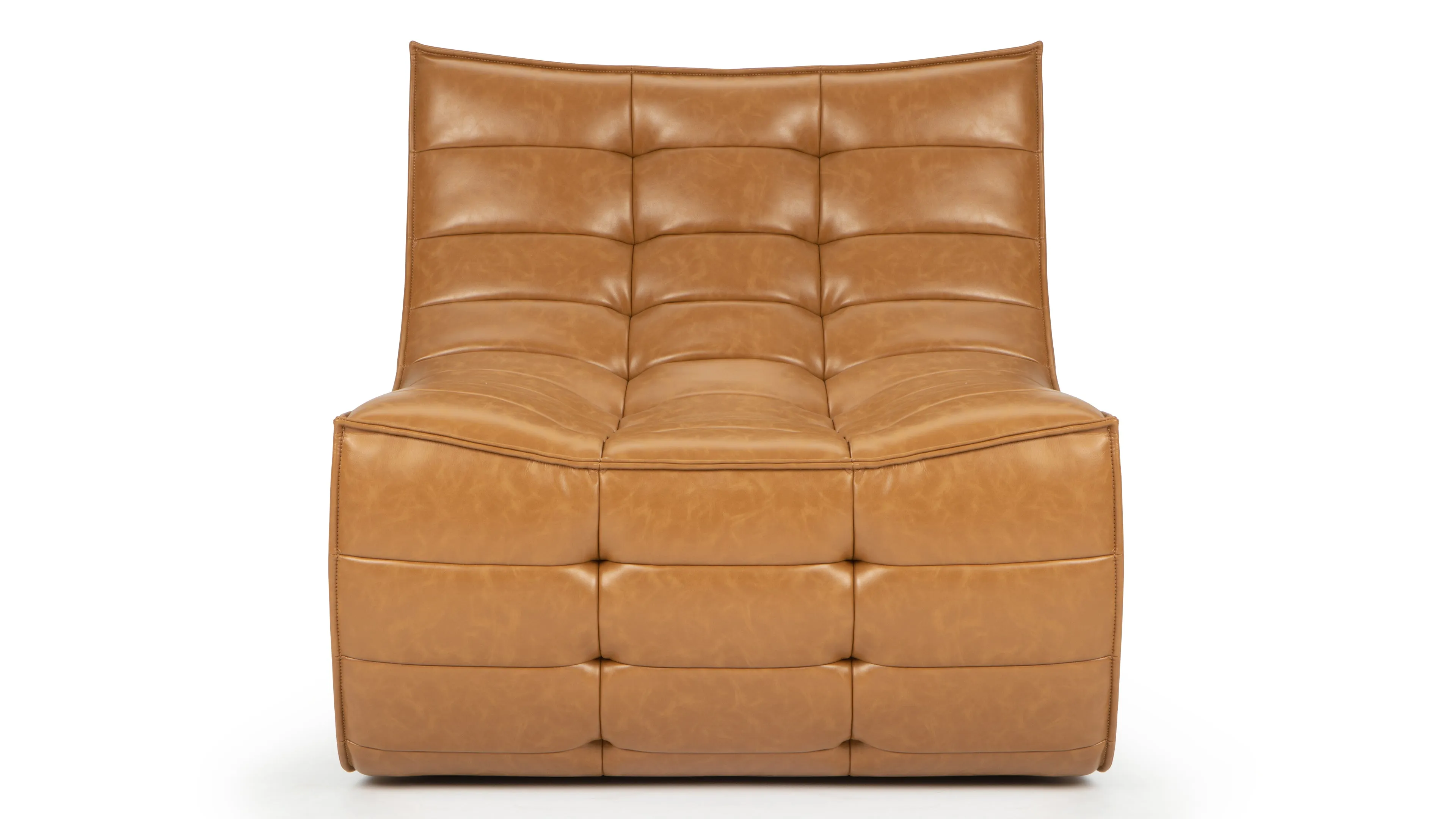 N701 - N701 Module, Armless Seat, Bourbon Vegan Leather